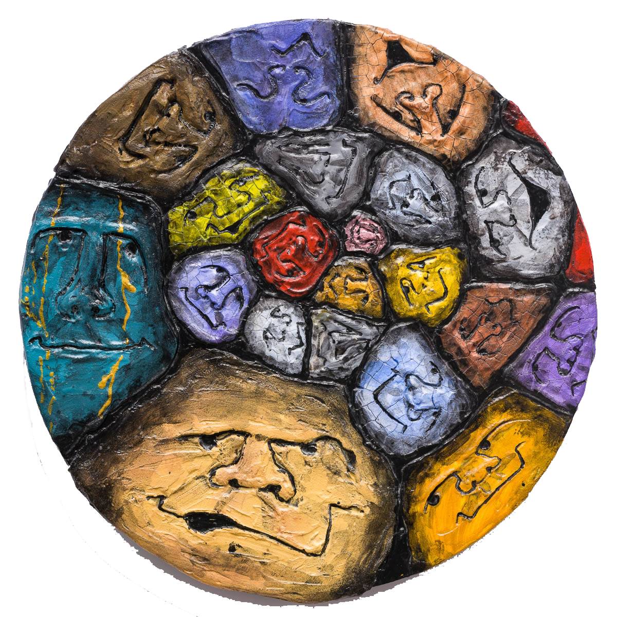 Rocks of Variety! Digital, Sculptural & Mixed Media.